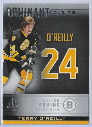 2020-21 SP Signature Edition Legends Dominant Digits #DD-28 Terry O'Reilly