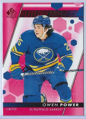 2022-23 SP Authentic Limited Red (Future Watch) #102 Owen Power