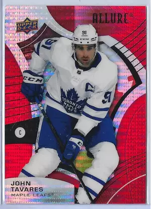 2021-22 Allure Red Rainbow #44 John Tavares