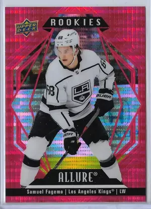 2022-23 Allure Red Rainbow #126 Samuel Fagemo