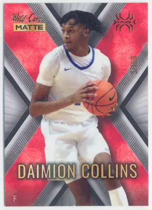 2022-23 Wild Card Matte Draft - Daimon Collins #MXP-8 X-Plode Silver Red 5/150