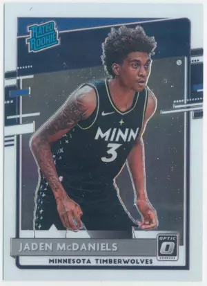 2020-21 Panini Donruss Optic - Jaden McDaniels #178 Rated Rookie