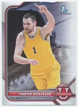 2021-22 Bowman University - Hunter Dickenson #77