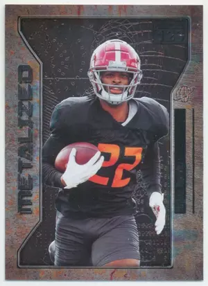 2021 Skybox Metal Universe Champions - Najee Harris #123 Metalized Rookies