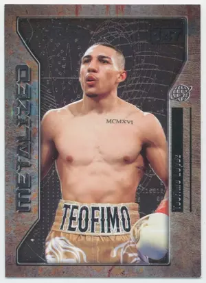 2021 Skybox Metal Universe Champions - Teofimo Lopez #147 Metalized Rookies