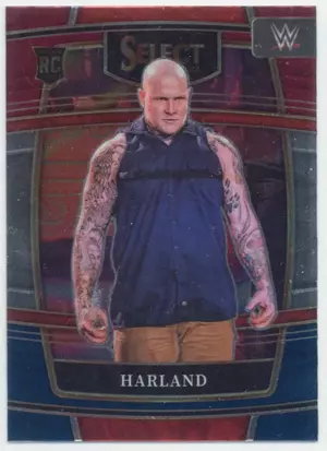 2022 Panini Select WWE - Harland #39 Concourse Red and Blue Parallel