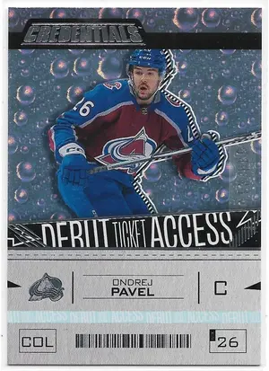 2023-24 Credentials (Debut Ticket Access) #146 Ondrej Pavel RC (193/999)