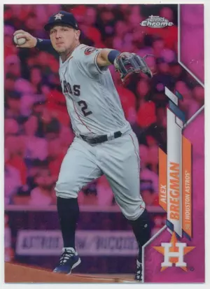 2020 Topps Chrome - Alex Bregman #102 Pink Refractor Parallel