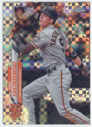 2020 Topps Chrome - Mike Yastrzemski #103 X-Fractor Parallel