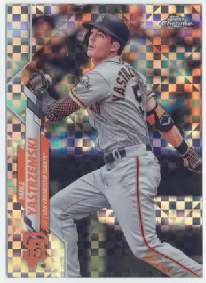 2020 Topps Chrome - Mike Yastrzemski #103 X-Fractor Parallel