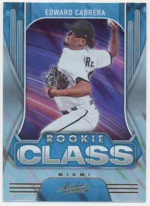 2021 Panini Absolute Retail - Edward Cabrera #RC-11 Rookie Class Lava Parallel