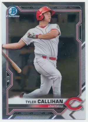 2021 Bowman - Tyler Callihan #BCP-91 Chrome Prospects