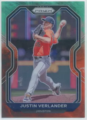 2021 Panini Prizm - Justin Verlander #36 Cosmic Haze Prizm Parallel