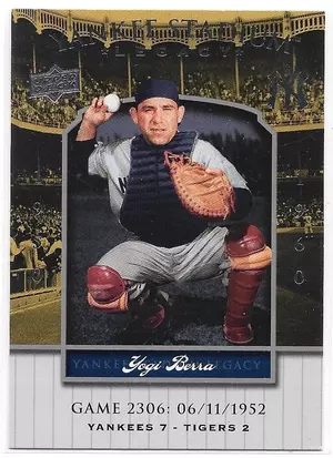 2008 Yankee Stadium Legacy Collection #2306 Yogi Berra *
