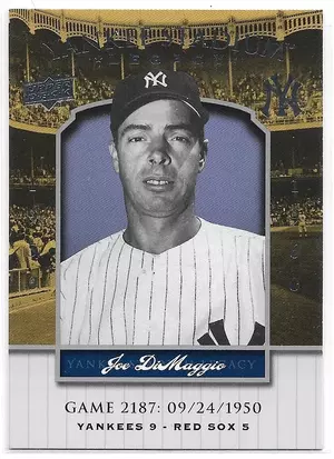 2008 Yankee Stadium Legacy Collection #2187 Joe DiMaggio *