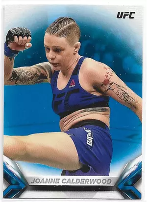 2018 Topps UFC Knockout Blue #33 Joanne Calderwood (36/99)