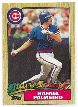 1987 Topps #634 Rafael Palmeiro RC