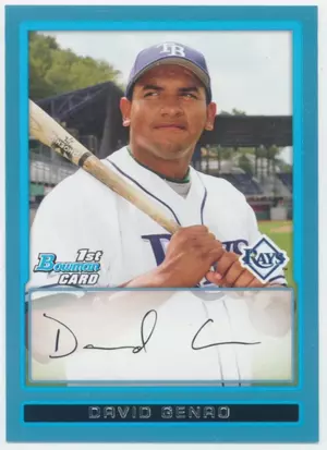 2009 Bowman - David Genao #BP63 Prospect Blue Parallel 87/500