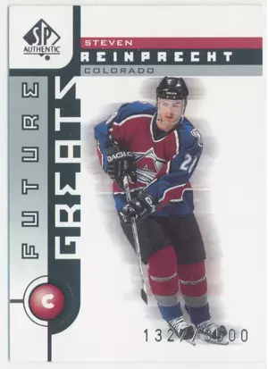2001-02 SP AUTHENTIC - STEVEN REINPRECHT #122 FUTURE GREATS 1327/3500