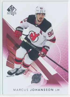 2017-18 SP AUTHENTIC - MARCUS JOHANSSON #19 LIMITED RED