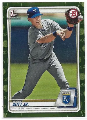 2020 Bowman Prospects Camo #BP-25 Bobby Witt Jr. (1st)
