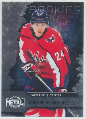 2020-21 SKYBOX METAL UNIVERSE - CONNOR McMICHAEL #138 ROOKIE