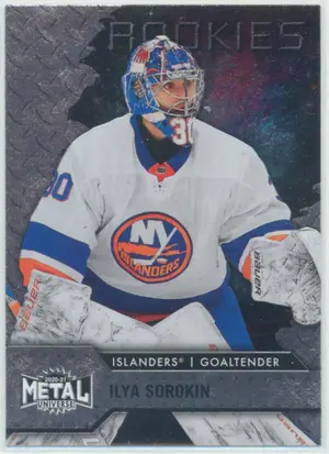 2020-21 SKYBOX METAL UNIVERSE - ILYA SOROKIN #141 ROOKIE