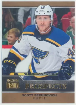 2021-22 SKYBOX METAL UNIVERSE - SCOTT PERUNOVICH #PP-19 PREMIUM PROSPECTS