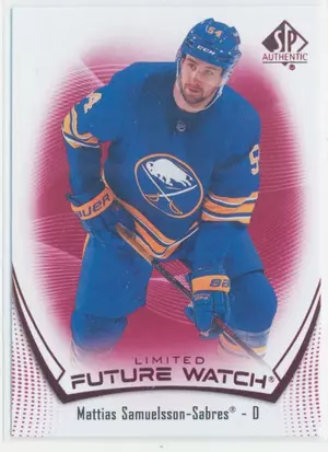 2021-22 SP AUTHENTIC - MATTIAS SAMUELSSON #129 FUTURE WATCH LIMITED RED