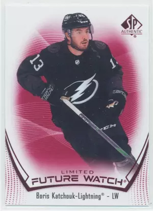2021-22 SP AUTHENTIC - BORIS KATCHOUK #154 FUTURE WATCH LIMITED RED