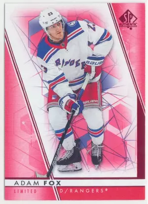 2022-23 SP AUTHENTIC - ADAM FOX #61 LIMITED RED