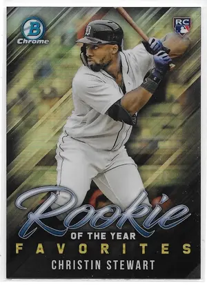 2019 Bowman Chrome Rookie of the Year Favorites #ROYF-10 Christin Stewart