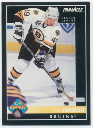 1992-93 PINNACLE (CDN) - JOE JUNEAU #221 ROOKIE