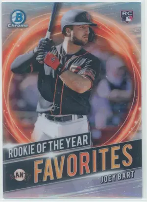 2021 Bowman - Joey Bart #RRY-JB Rookie of the Year Favorites