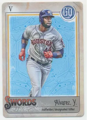 2021 Topps Gypsy Queen - Yordan Alvarez #TOD-11 Tarot of the Diamond
