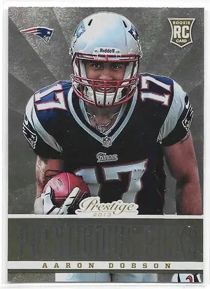 2013 Prestige Prestigious Picks Gold #17 Aaron Dobson