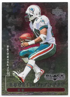 1998 Black Diamond Rookie Edition Double Diamond #103 John Avery (1904/2500)