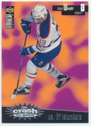 1996-97 COLLECTOR'S CHOICE - DOUG WEIGHT #C9 YOU CRASH THE GAME
