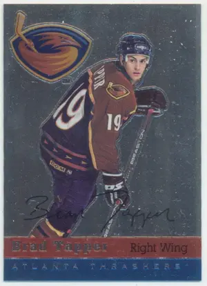 2000-01 TOPPS HERITAGE - BRAD TAPPER #83 CHROME ROOKIE 166/555