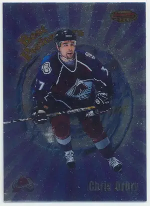 1998-99 BOWMAN'S BEST - CHRIS DRURY #BP7 BEST PERFORMERS