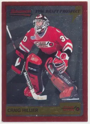 1995-96 BOWMAN - CRAIG HILLIER #P18 DRAFT PROSPECTS⚠️