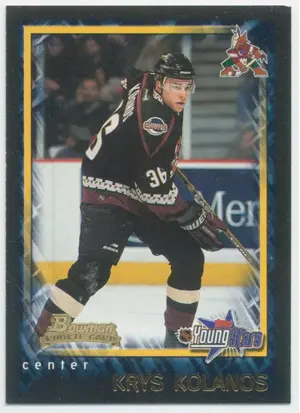 2001-02 BOWMAN YOUNGSTARS - KRYS KOLANOS #148 ROOKIE⚠️