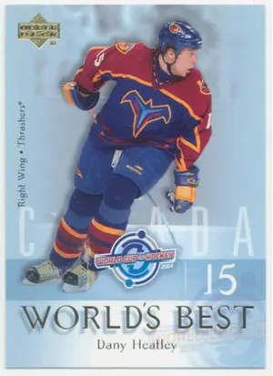 2004-05 UPPER DECK - DANY HEATLEY #WB7 WORLD'S BEST