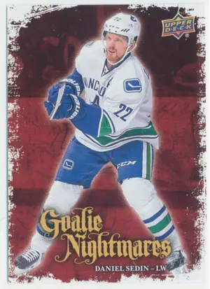 2016-17 UPPER DECK - DANIEL SEDIN #GN-28 GOALIE NIGHTMARES