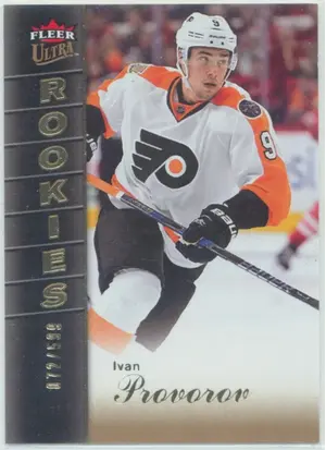 2016-17 FLEER SHOWCASE - IVAN PROVOROV #U17 ULTRA ROOKIES 72/599
