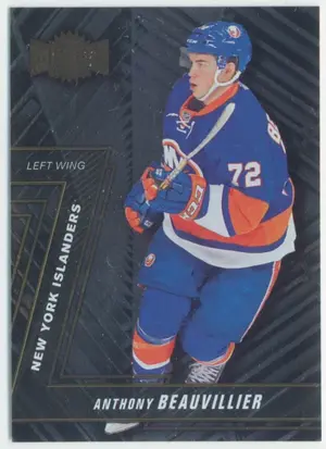 2016-17 FLEER SHOWCASE - ANTHONY BEAUVILLIER #MU-34 METAL UNIVERSE