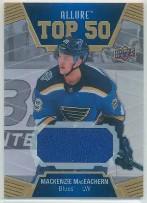 2019-20 ALLURE - MACKENZIE MacEACHERN #T50-42 TOP 50 JERSEYS
