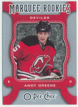 2007-08 O-PEE-CHEE - ANDY GREENE #567 MARQUEE ROOKIE