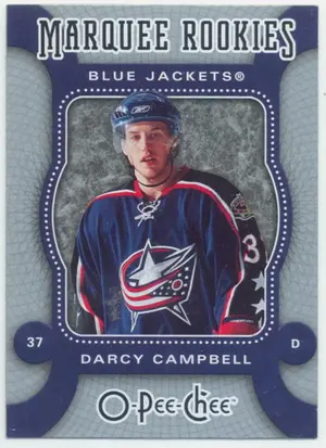 2007-08 O-PEE-CHEE - DARCY CAMPBELL #592 MARQUEE ROOKIE