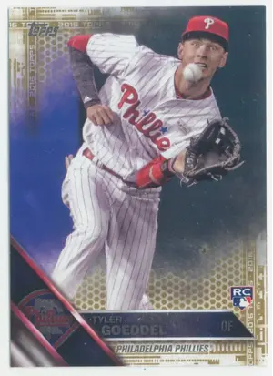 2016 Topps Update - Tyler Goeddel #US247 Gold Parallel 1493/2016
